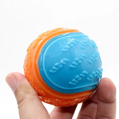 Bite-Resistant Interactive Squeaky Dog Ball