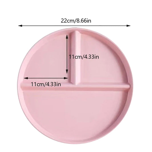 3-Compartment Portion Control Plate