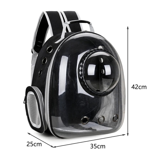 Transparenter Capsule Bubble Pet Carrier-Rucksack
