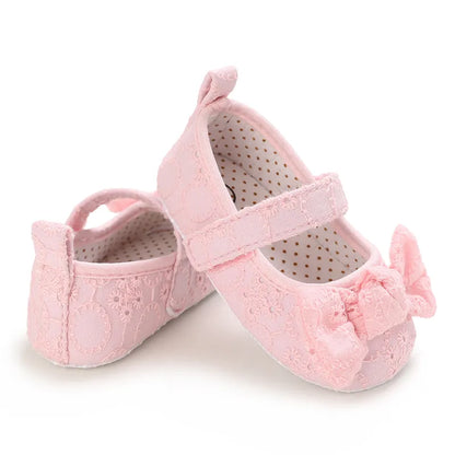 Non-slip Pink Newborn Baby Shoes