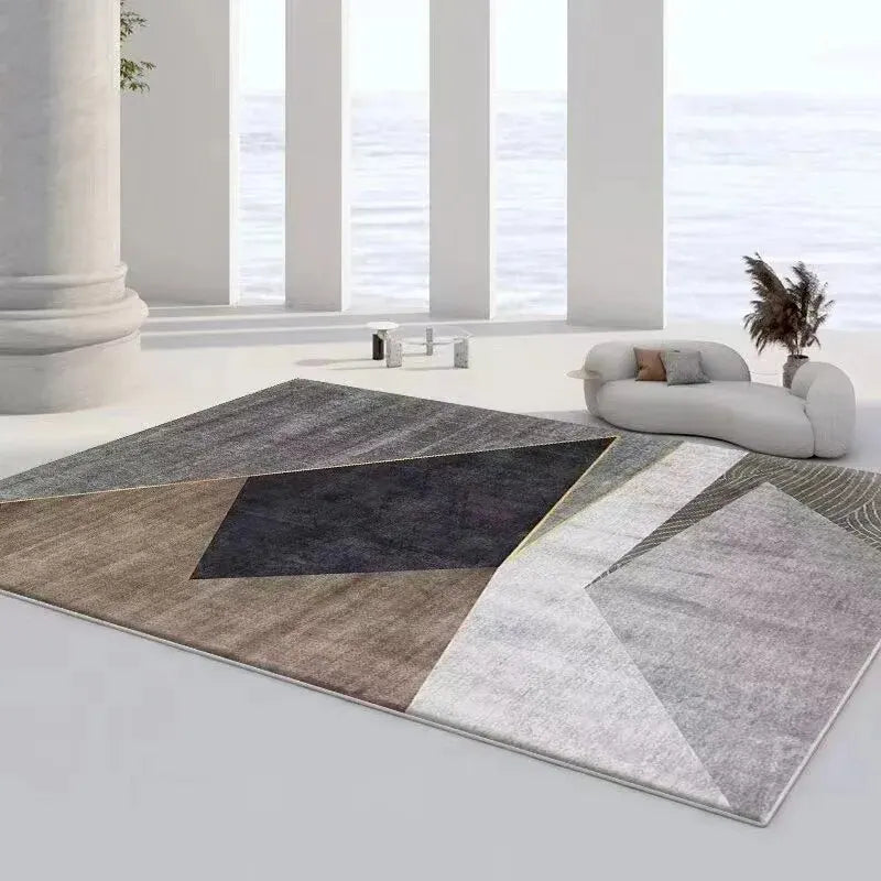 Crystal Velvet Living Room Coffee Table Carpet
