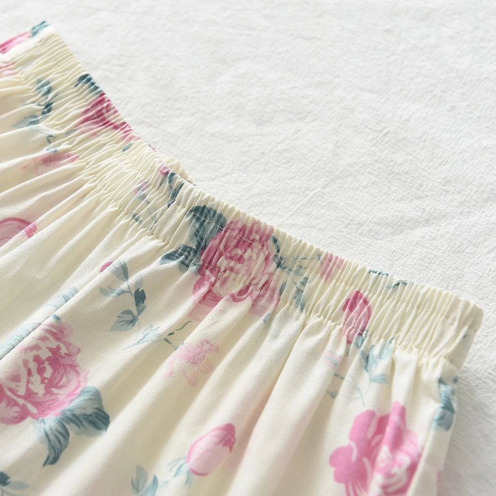 Baby Girl Clothing Trim Flounce Sleeve Top & Belted Pants