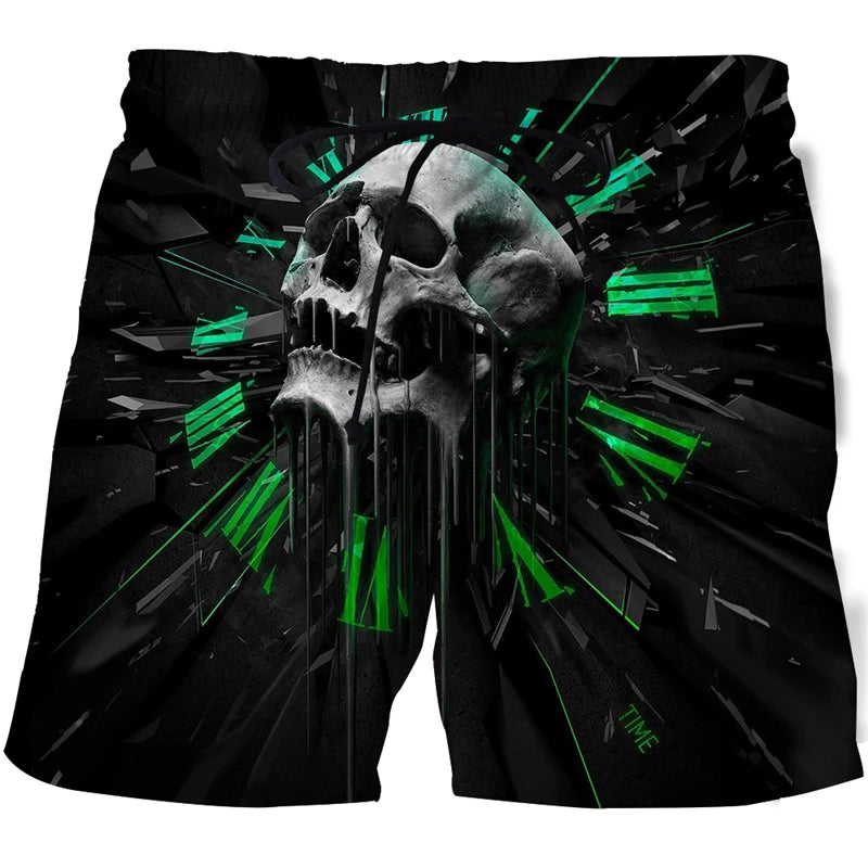 Hip Hop Graphics Print Beach Shorts