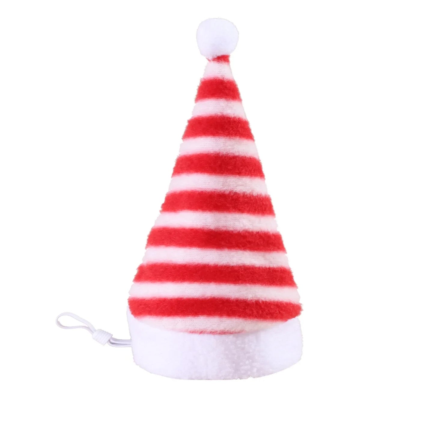 Pet Christmas Plush Elf Santa Hats