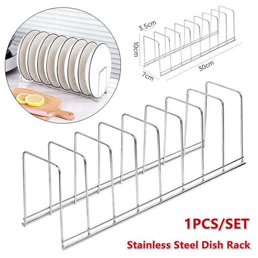 Stainless Steel Plate Draining Dish Rack