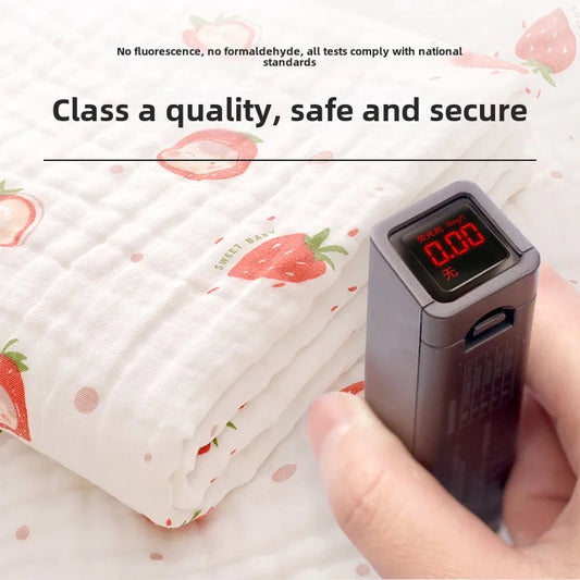 Baby 6-Layer Cotton Cartoon Knitted Bath Towel