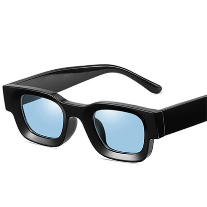 Men & Women Retro Punk Shades Square Sunglasses