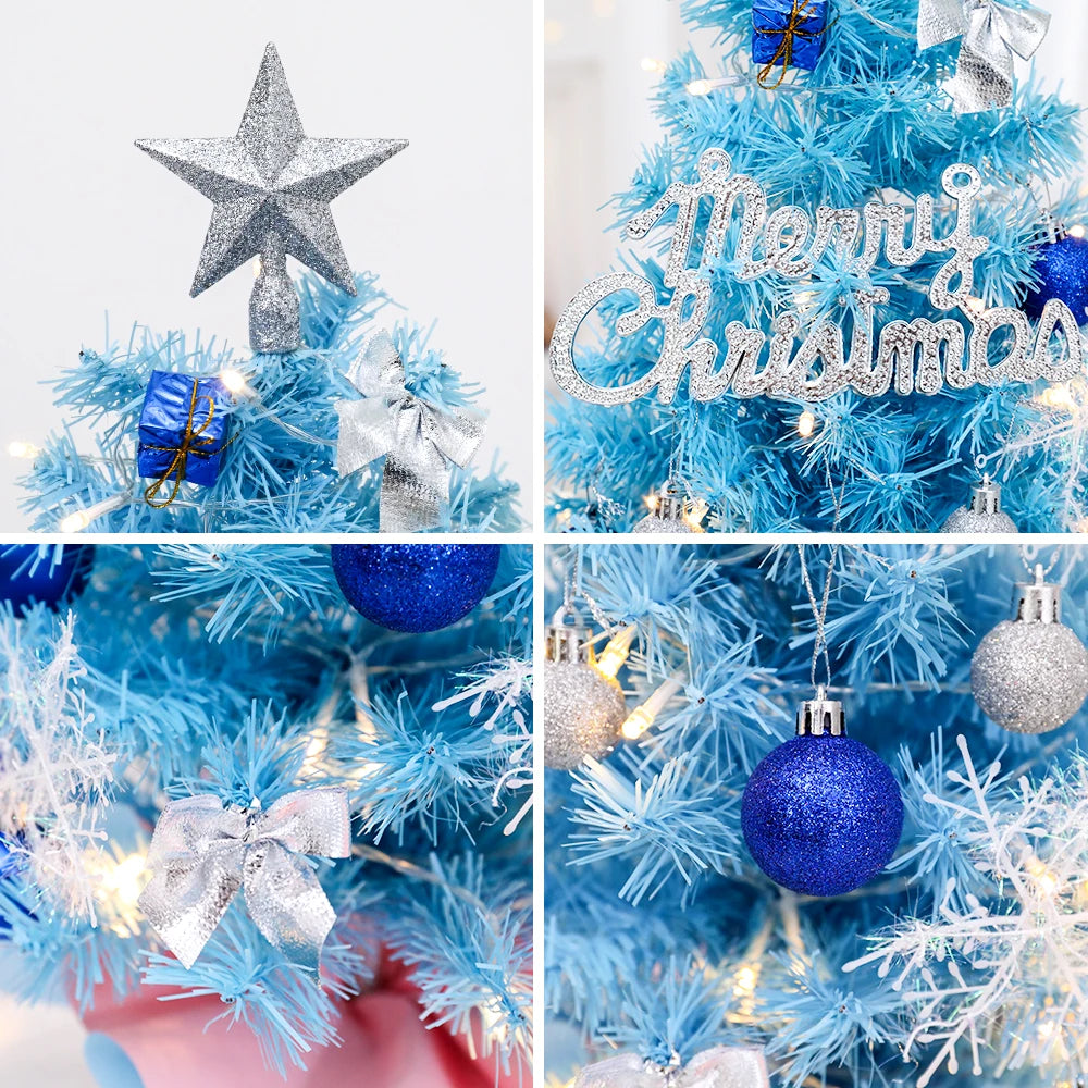 blue christmas tree