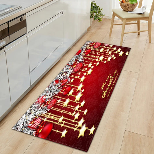 Christmas Non-Slip Kitchen Mats & Entrance Rugs