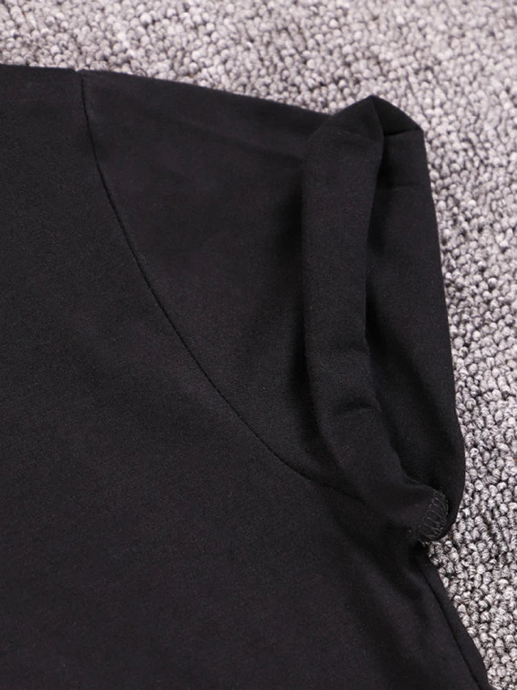 Cats Print O-Neck Summer Street Tops