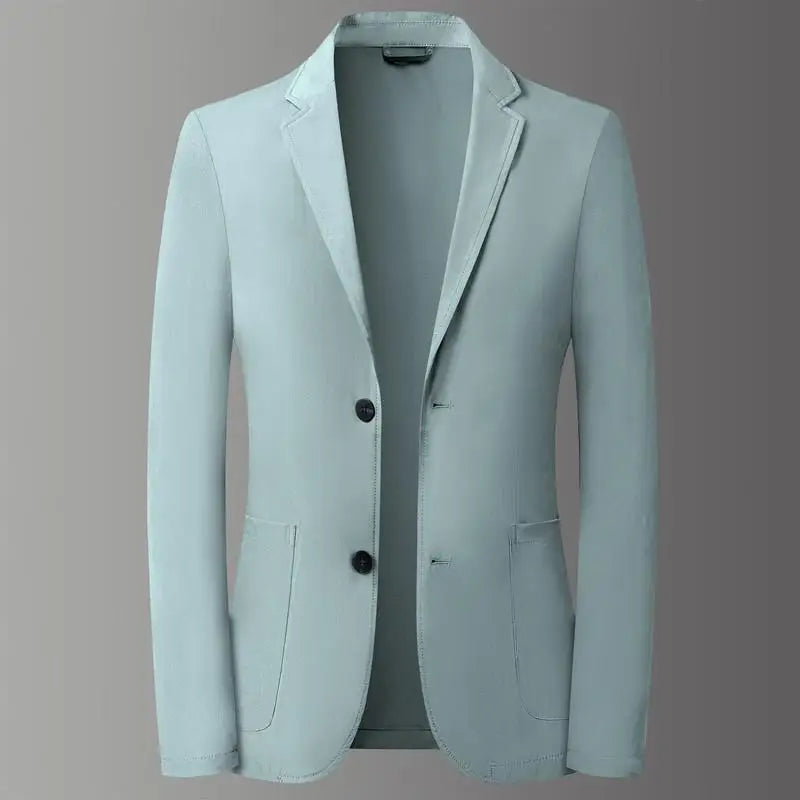 Blazer de costume de loisirs de protection solaire d'été élastique en soie glacée
