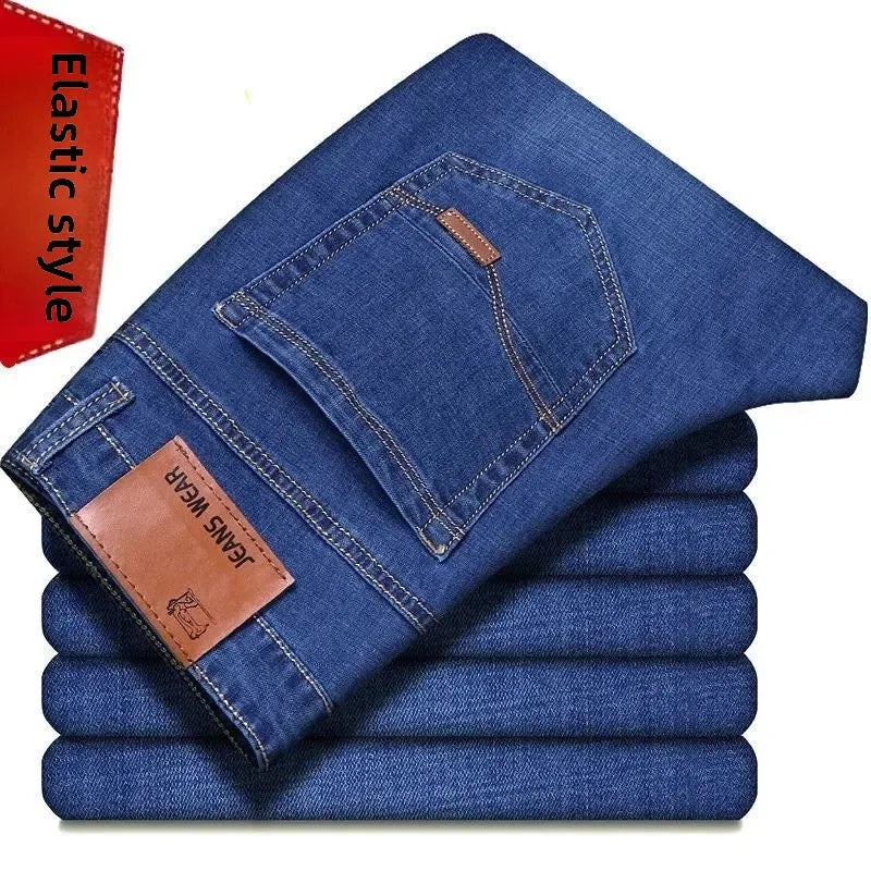 10XL Wide Leg Denim Trousers for Men