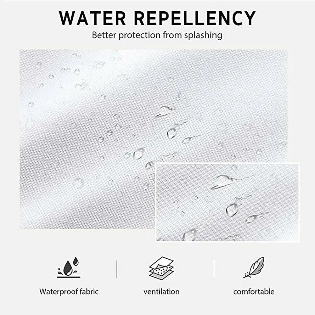 Waterproof White Kitchen Aprons for Men & Women