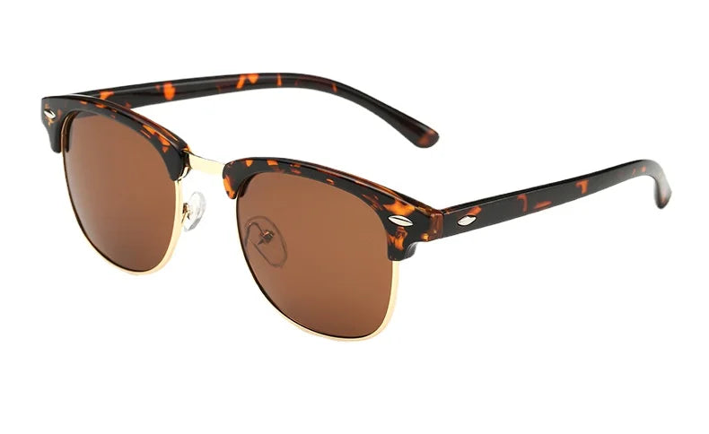 Lunettes de soleil miroir vintage unisexes