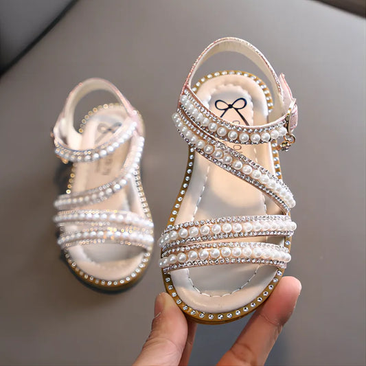 Rhinestone Princess Summer Sandals