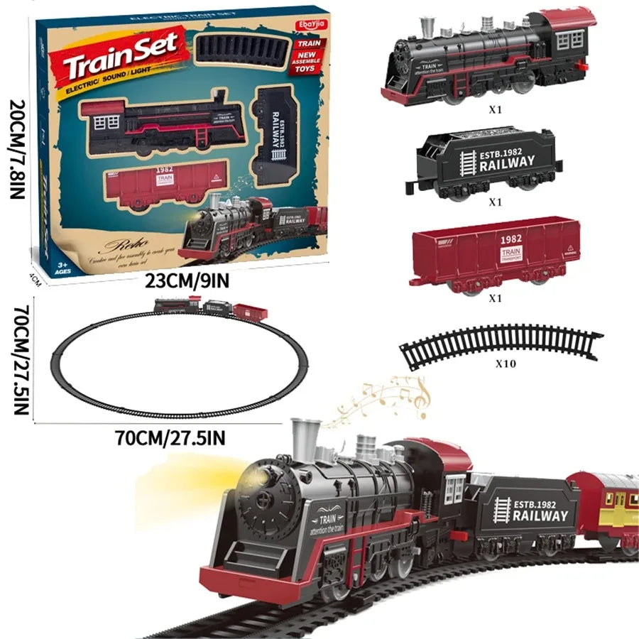 Classic Steam Children's Electric Train Set