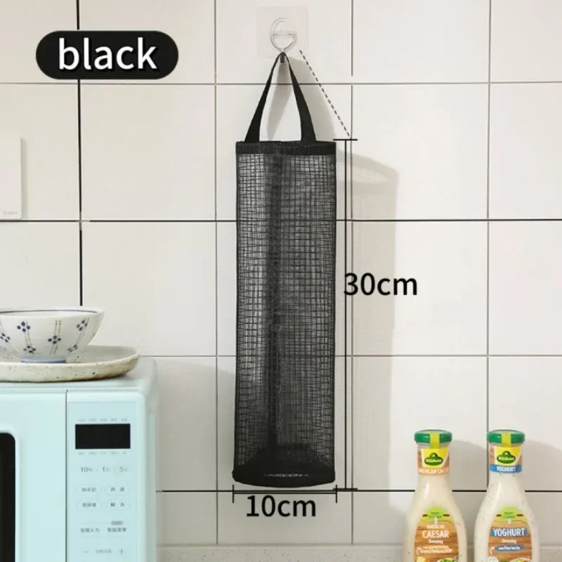 Wall-Mounted Kitchen Grocery Bag - Plastic Storage Bag