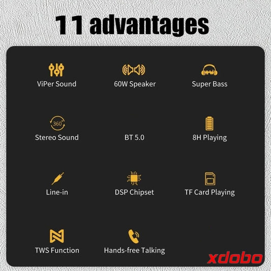 Enceinte Bluetooth X8 - Son stéréo Bluetooth 5.0