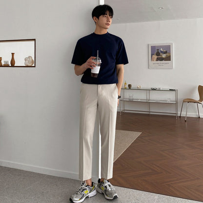 Nine Point Slim Korean Casual Pants