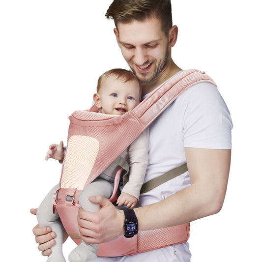 Breathable & Cool Lumbar Baby Stool Carrier