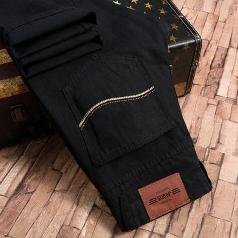 Men Loose Type Stretch Jeans