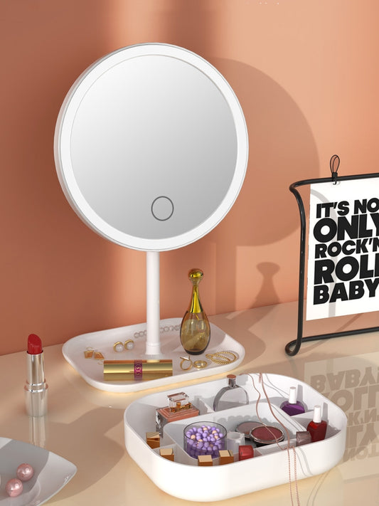 desktop vanity mirror