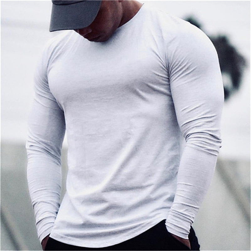 Long Sleeve Quick Dry Gym Fitness T Shirt