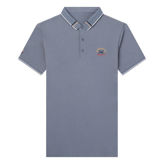 Summer Short-sleeved Lapel Polo Shirt