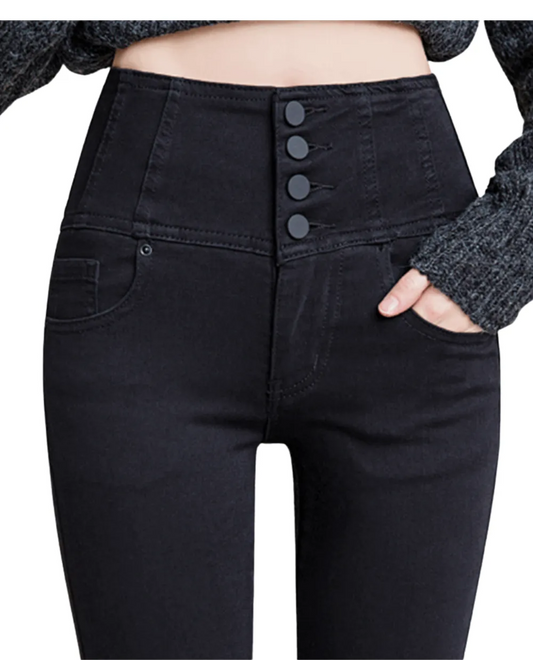 ladies black jeans