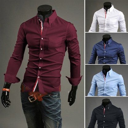 Men's Long-sleeved Classical Shirts