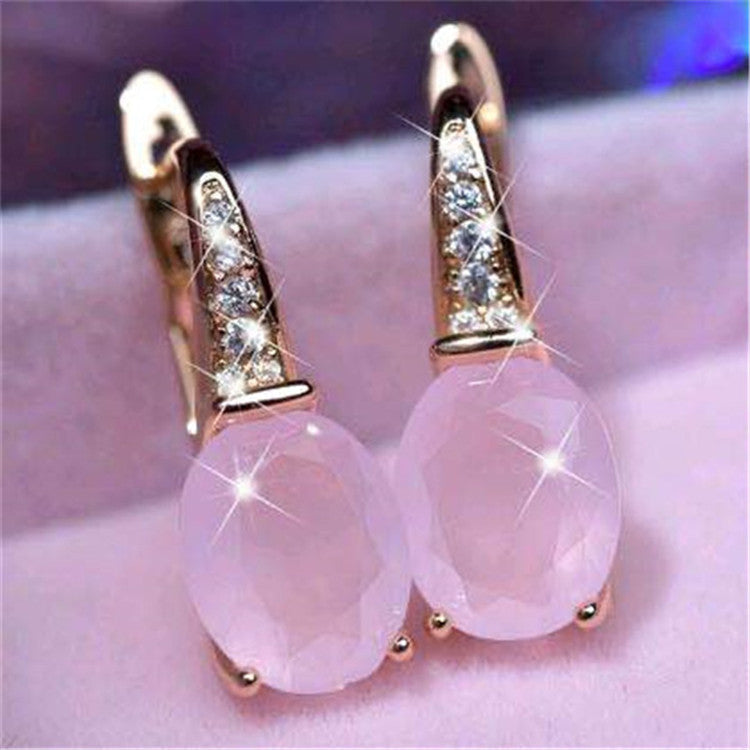 moonstone crystal earrings