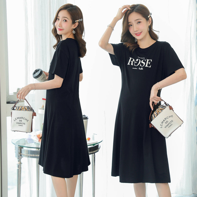 short sleeve cotton dress