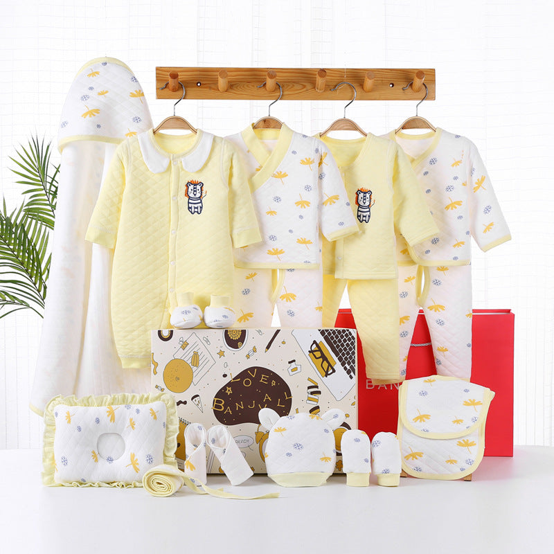 Winter-Neugeborenen-Geschenkbox-Baby-Tuch-Set