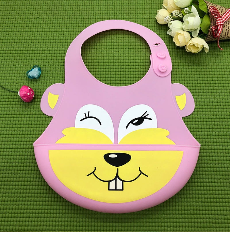 Baby Food-Grade Silicone Meal Bibs