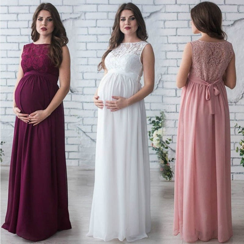 sleeveless maternity dress