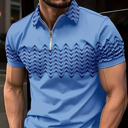 Chemise de sport imprimée pour hommes