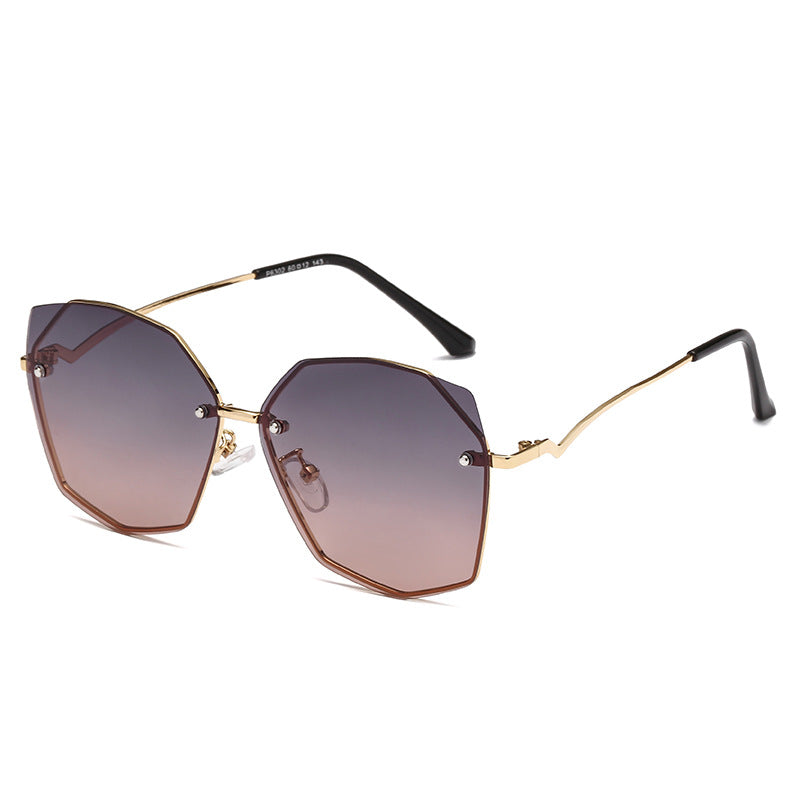 Lady Personality Polygon Sunglasses