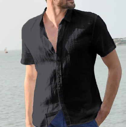 Cotton Short Sleeve Casual Shirt