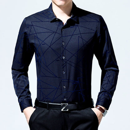 Men Long Sleeve 3D Printed Shirts