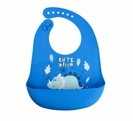 Bavoir imperméable en silicone pour bébé