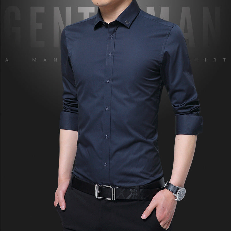 Men's Long Sleeved Business Shirts