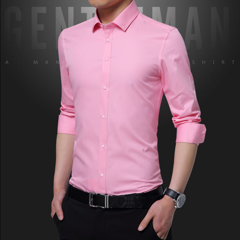 Men's Long Sleeved Business Shirts