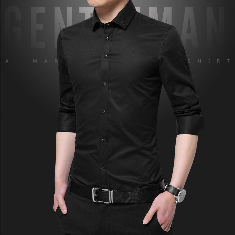 Men's Long Sleeved Business Shirts