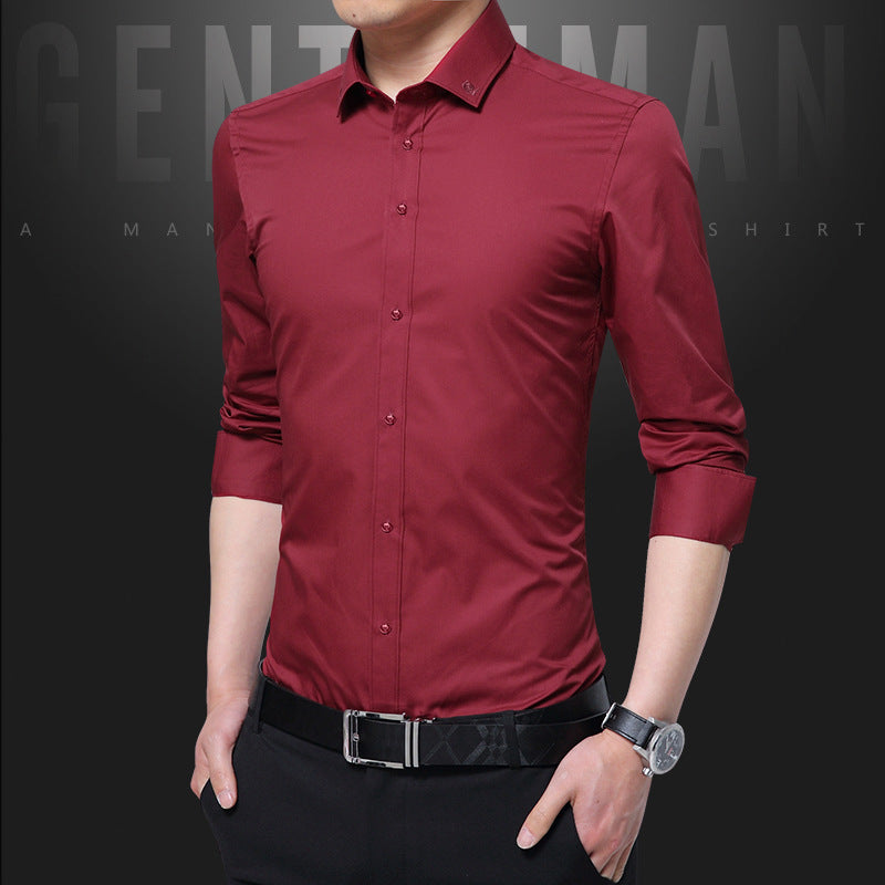 Men's Long Sleeved Business Shirts