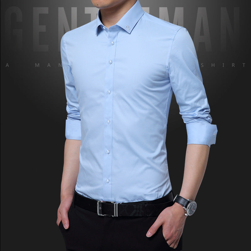 Men's Long Sleeved Business Shirts