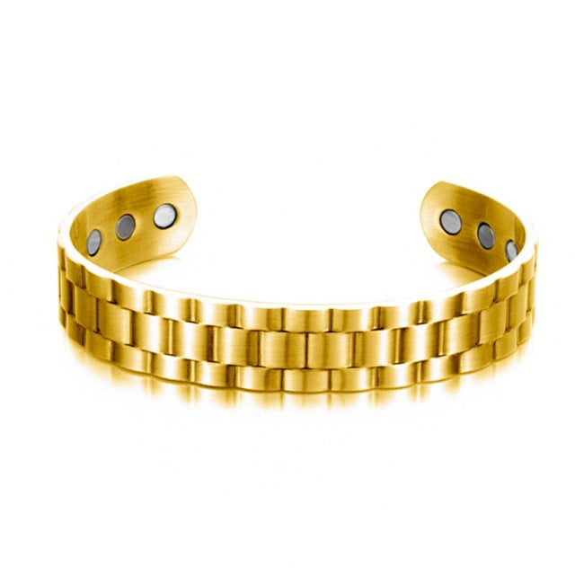 Silberne und goldene Armbänder für Damen