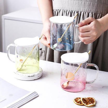 Ensemble de verres en céramique ciel étoilé