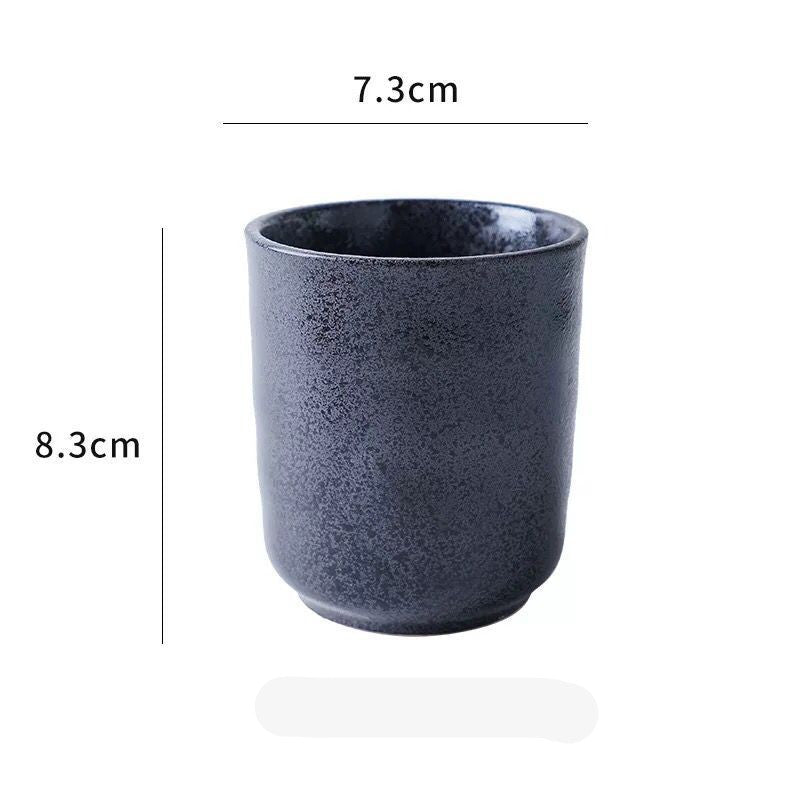 Japanese Style Kiln Pigmented Ceramic Cups