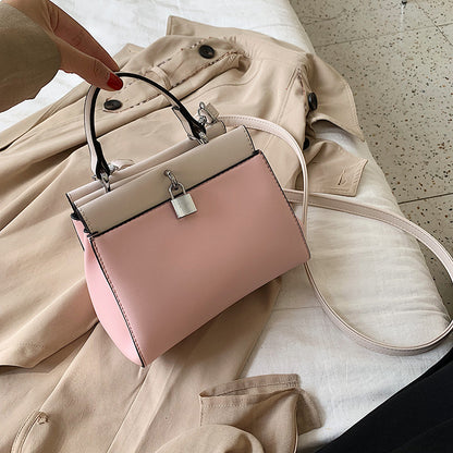 pink shoulder bag