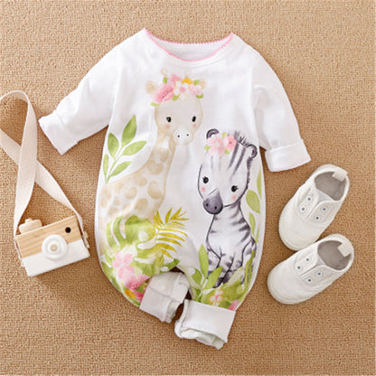 Newborn Baby Onesies Spring & Autumn Cotton Cloth